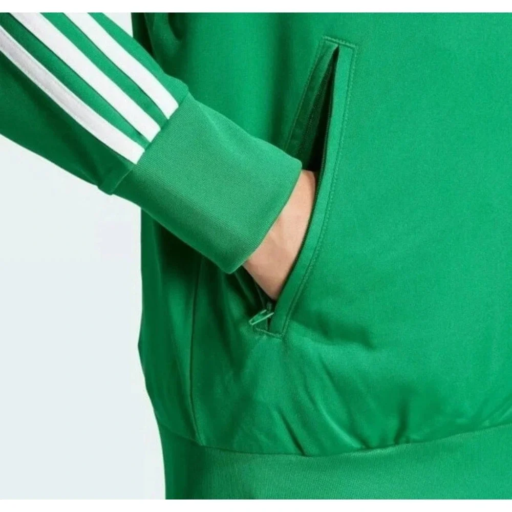 Adidas Originals Firebird Track Suit Jacket Pants Green Men's Medium JD0183 New - Picture 7 of 9